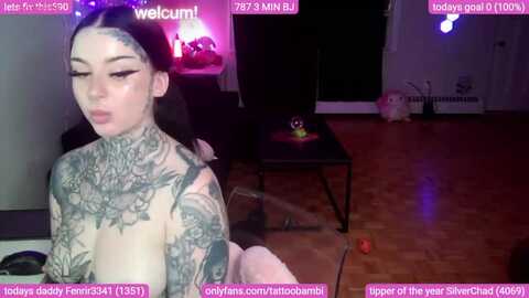 tattoobambi @ myfreecams on 20230906