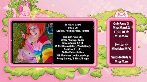 missmao @ myfreecams on 20231003