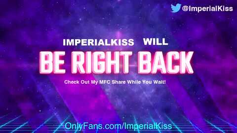 imperialkiss @ myfreecams on 20231004