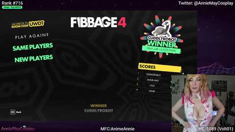 animeannie @ myfreecams on 20240121