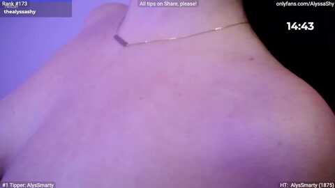 alyssashy @ myfreecams on 20240317